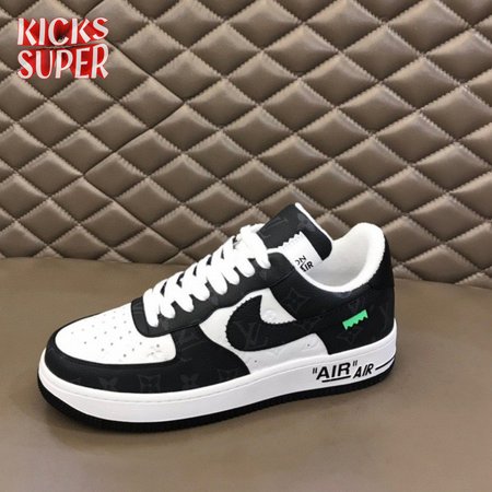 x nike air force 1 low black white - 316