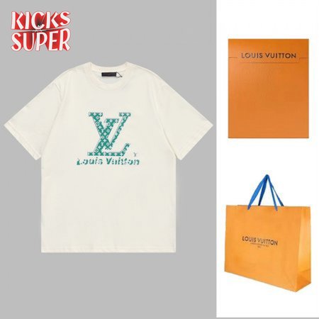 show limited 23ss letter logo print round neck short sleeves white