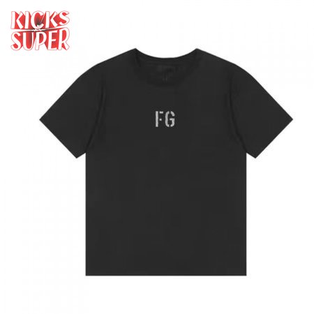 Fear of God FG Logo T-shirt Vintage Black