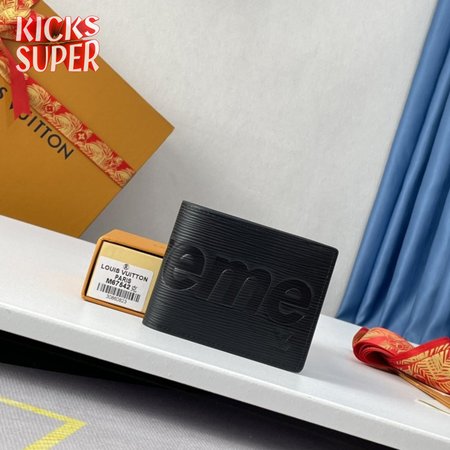 x Supreme Slender Wallet Epi Black