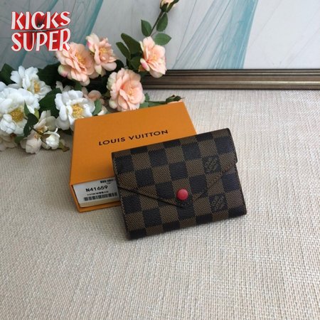 Wallet Victorine Monogram Fuchsia Lining