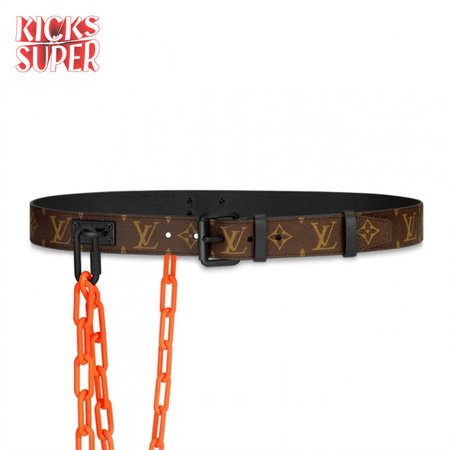 Signature Belt Monogram Chains 35MM Canvas - LBP009