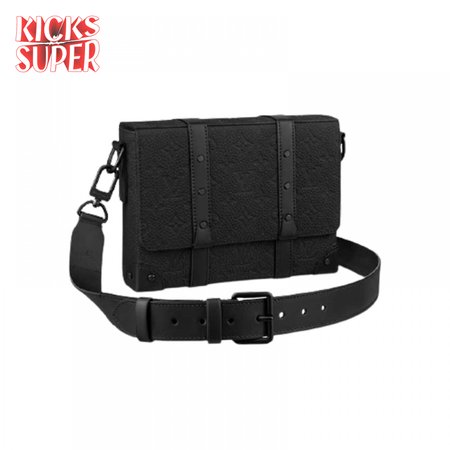 trunk messenger bag taurillon monogram leather lmb016