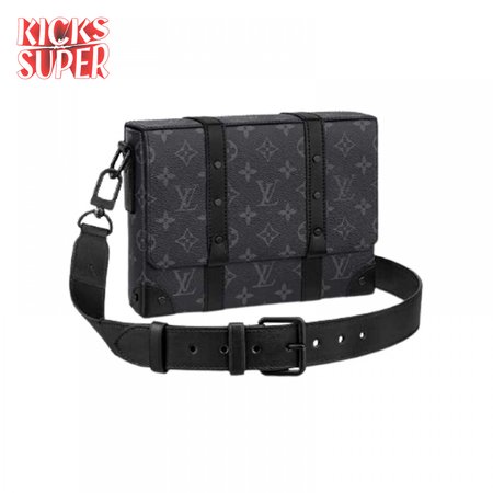 trunk messenger monogram eclipse coated canvas lmb014