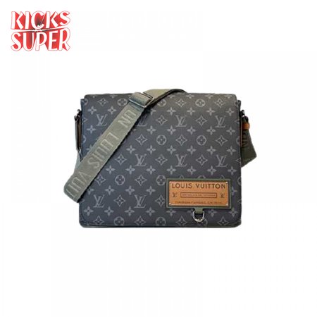 District Mm Messenger Bag Damier Ebene LMB018