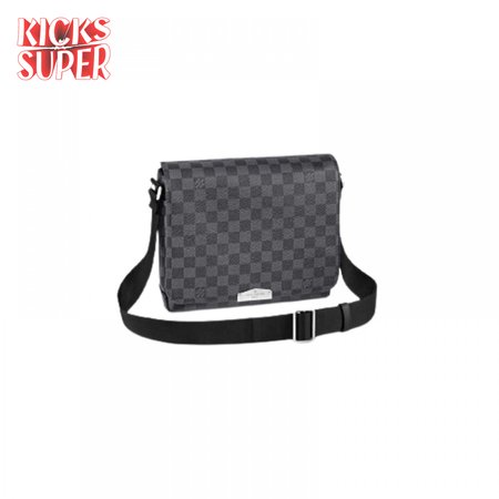 district pm damier graphite canvas lmb030