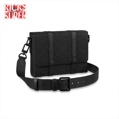 trunk messenger bag taurillon monogram leather m57726