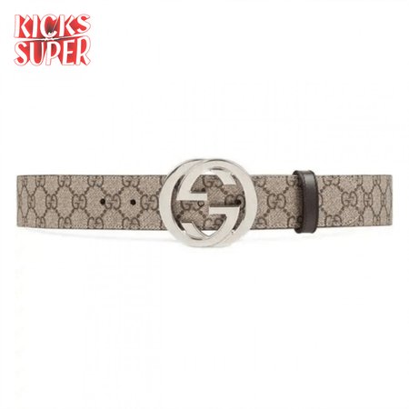 GUCCI GG SUPREME BELT WITH G BUCKLE - B37