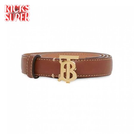 BURBERRY MONOGRAM MOTIF BUCKLE BELT - B32