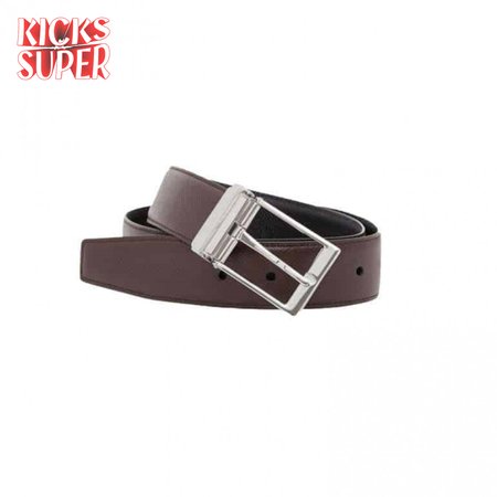 BURBERRY GRAINY REVERSIBLE LEATHER BELT - B30