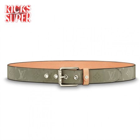 belt voyager monogram 35mm grey - b148