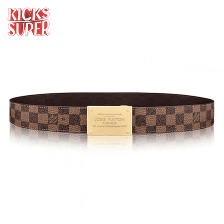 NEO INVENTEUR REVERSIBLE 40MM DAMIER EBENE CANVAS BELT - B133