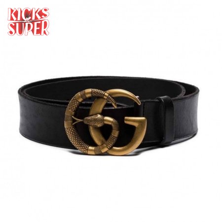 GUCCI DOUBLE G SNAKE BUCKLE BELT - B1