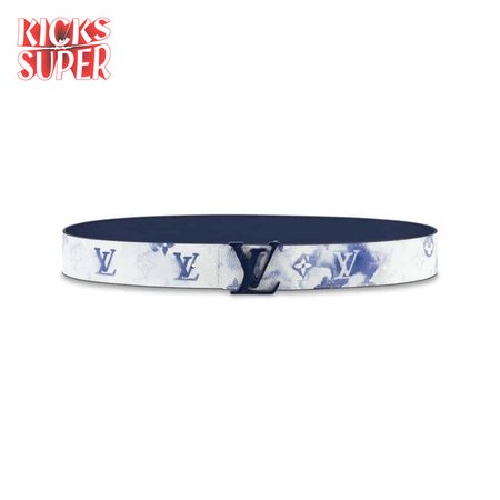 shape 40mm reversible belt watercolor blue - b80