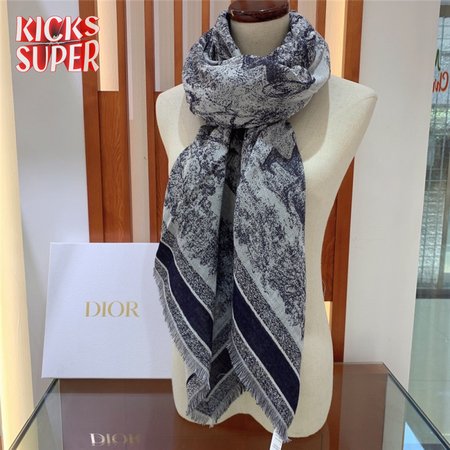 dior print shawl