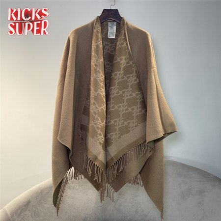 fendi cashmere hooded cloak