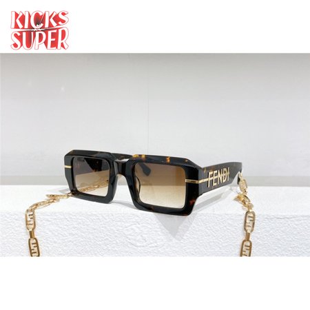 fendi classic luxury rectangular sunglasses