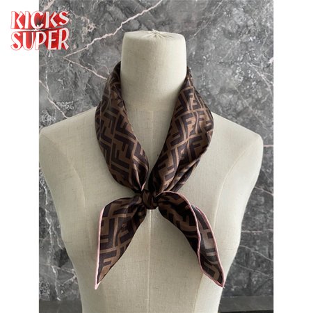 fendi silk square scarf