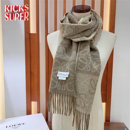 loewe anagram scarf in wool and cashmere