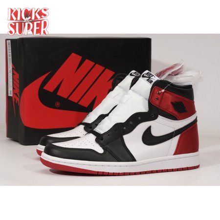 Air Jordan 1 Retro High Satin Black Toe Unisex