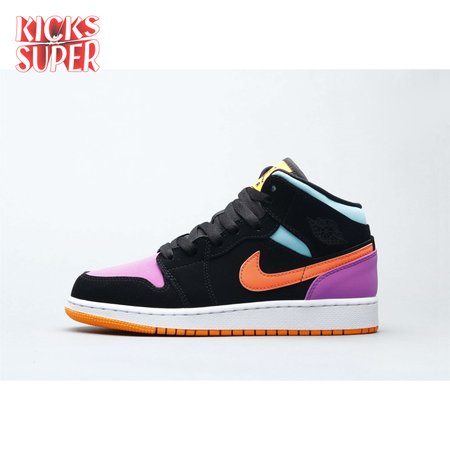 Air Jordan 1 Mid Multi-Color Women's