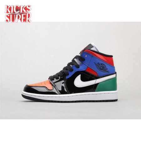 Air Jordan 1 Mid Multi Patent Unisex