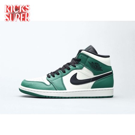 Air Jordan 1 Mid Pine Green Unisex