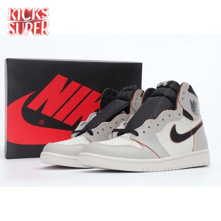 Air jordan 1 x Nike SB high og light bone Unisex