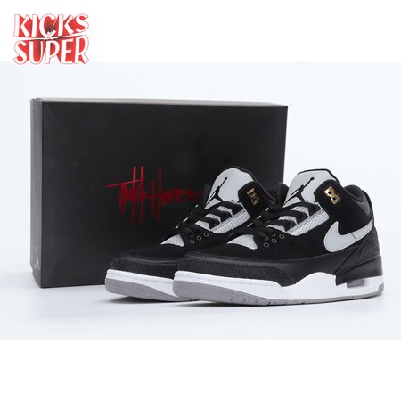 Air Jordan 3 Retro Tinker Black Cement Gold Men's