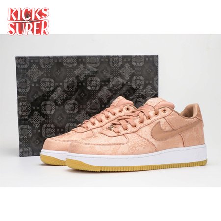 Nike CLOT x Air Force 1(Gold Silk) Unisex