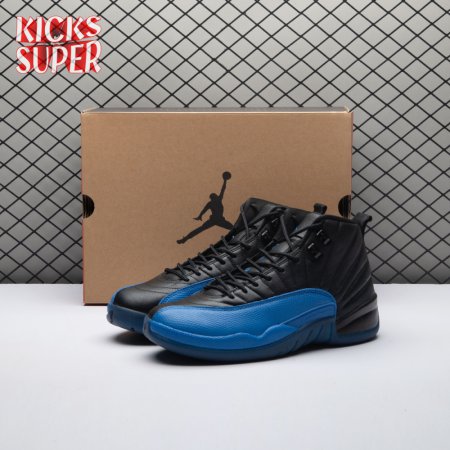 Jordan 12 Retro Black Game Royal 130690-014 Men's
