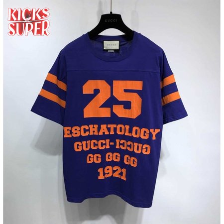 T-shirt with '25 Gucci Eschatology and Blind for Love 1921' print - GC44