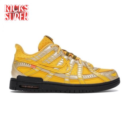 Off-White x Air Rubber Dunk 'University Gold' Men's