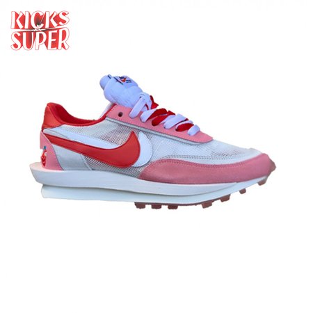 2019 Nike LVD Waffle Daybreak Swoosh Pink Gery White Red BV0073 500 Unisex