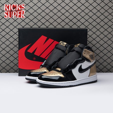 Jordan 1 Retro High NRG Patent Gold Toe Men's