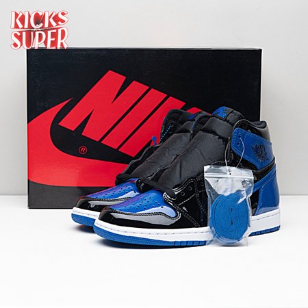 Air Jordan 1 High OG Patent Royal Men's