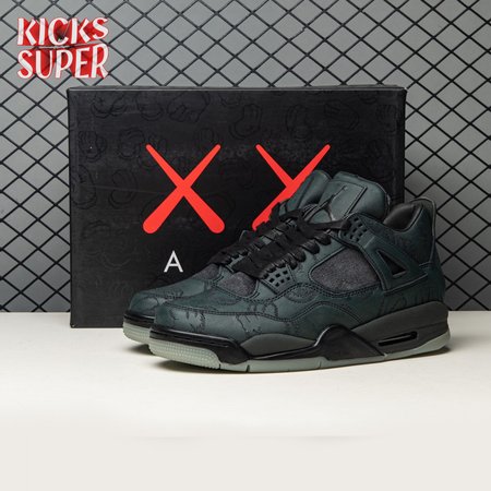 Jordan 4 Retro Kaws Black 930155-001 Men's