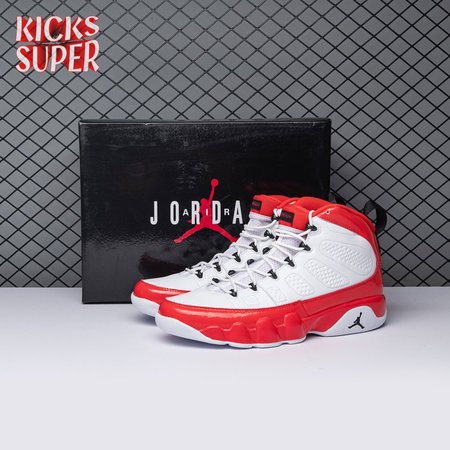 Jordan 9 Retro White Gym Red 302370-160 Men's