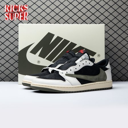 Travis Scott x Air Jordan 1 Low OG Olive DZ4137-106 Unisex