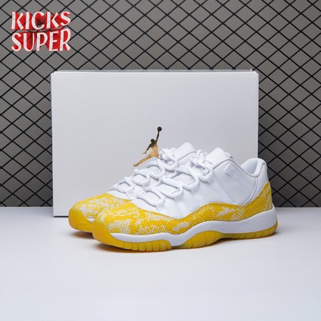 Jordan 11 Retro Low Tour Yellow Snakeskin AH7860-107 Women's