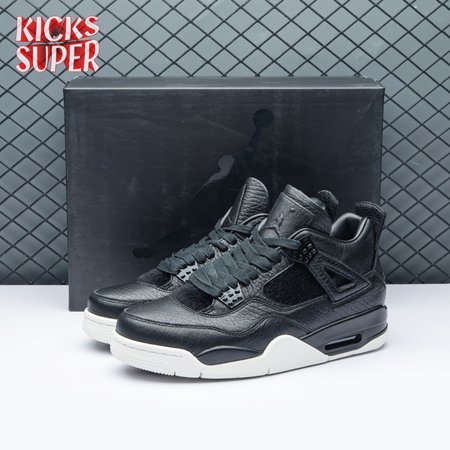 Jordan 4 Retro Pony Hair Black Men's