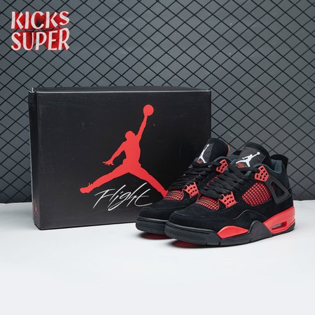 Jordan 4 Retro Red Thunder Unisex