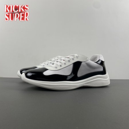 Prada America's Cup Black Silver Sneakers