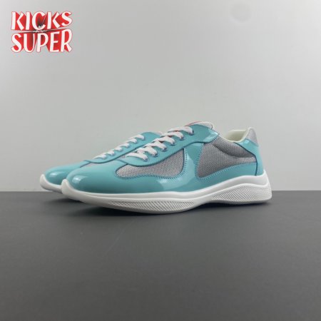 Prada America's Cup Blue Silver Sneakers