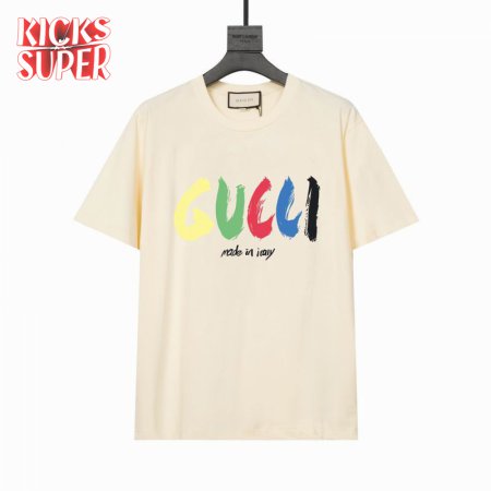 GUCCI LOGO T-Shirt Beige