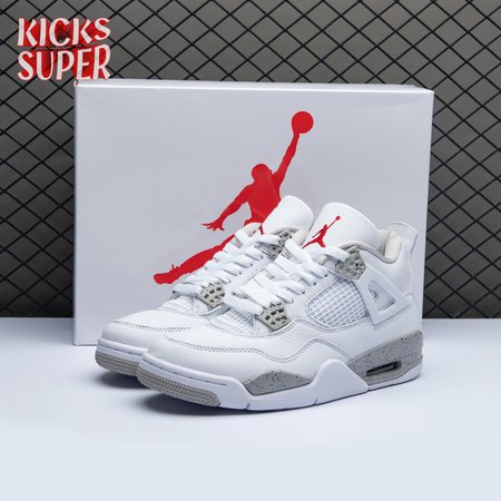 Air Jordan 4 Retro 'White Oreo' Unisex