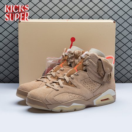 Travis Scott x Air Jordan 6 Retro 'British Khaki' Men's