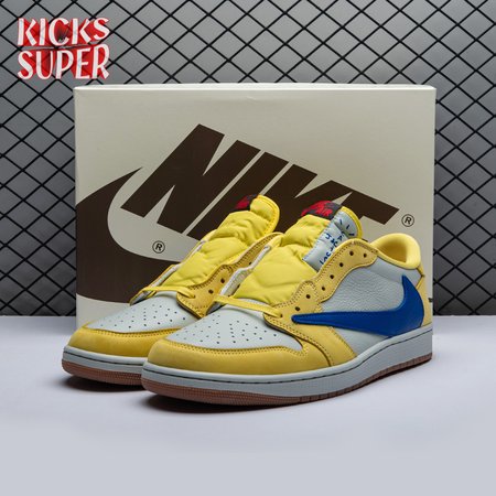Jordan 1 Retro Low OG SP Travis Scott Canary DZ4137-700 Unisex