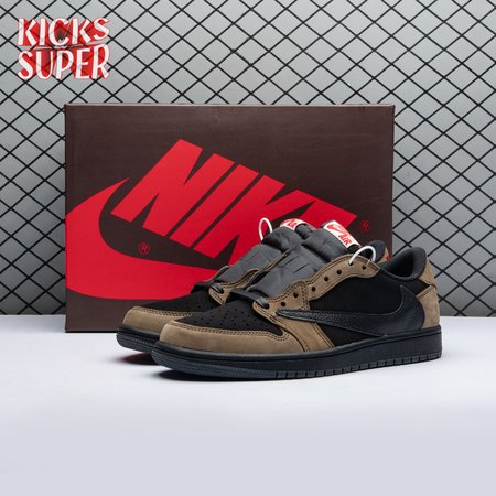 Travis Scott x Air Jordan 1 Low OG Velvet Brown DM7866 202 Unisex