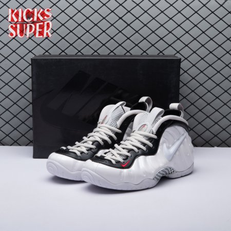 Nike Air Foamposite Pro White Black University Red 624041-103 Unisex